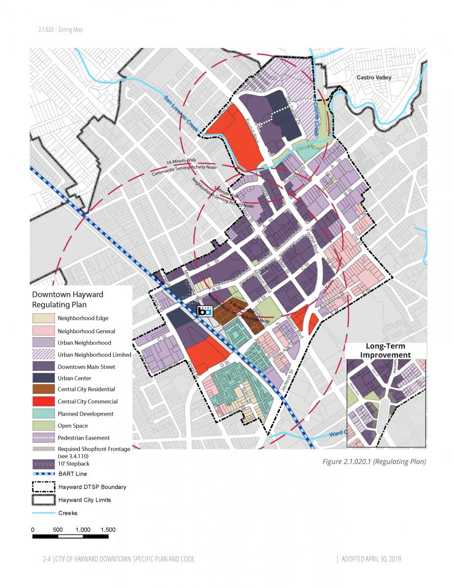 Downtown Specific Plan Project Maps City of Hayward Official website
